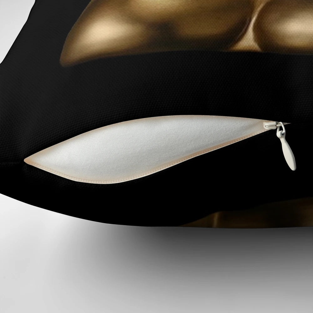 Unique Billie Eilish inspired fragrance bottle pillow with a stylish and artistic design