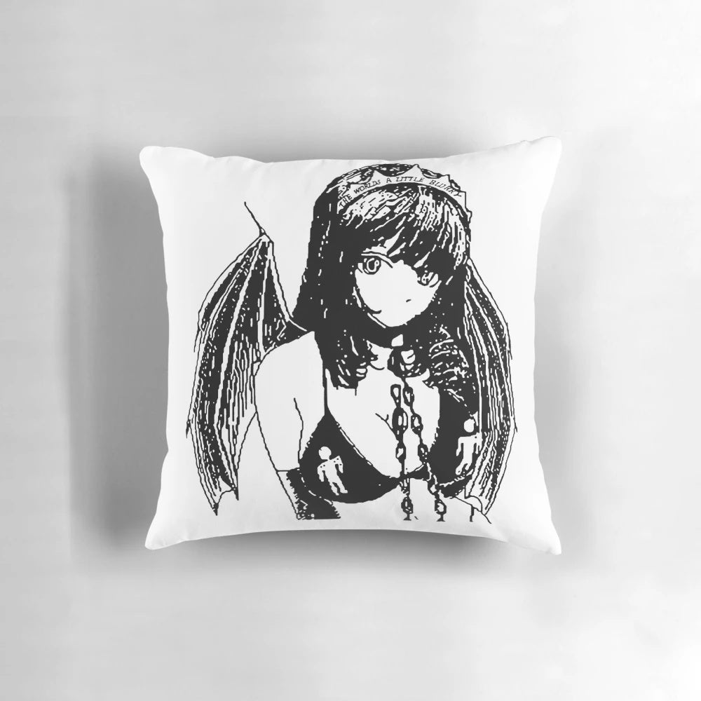 Soft and cozy Billie Eilish princess blurry pillow