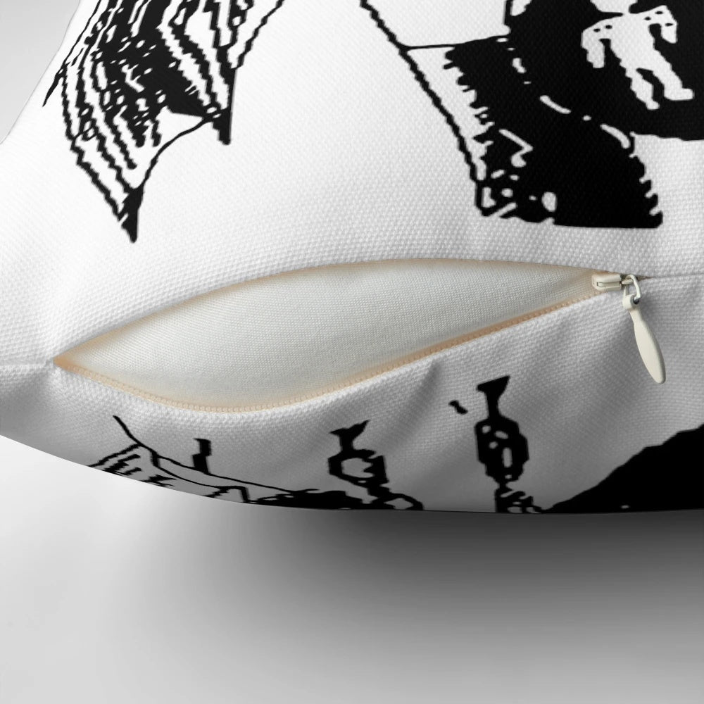 Soft and cozy Billie Eilish princess blurry pillow