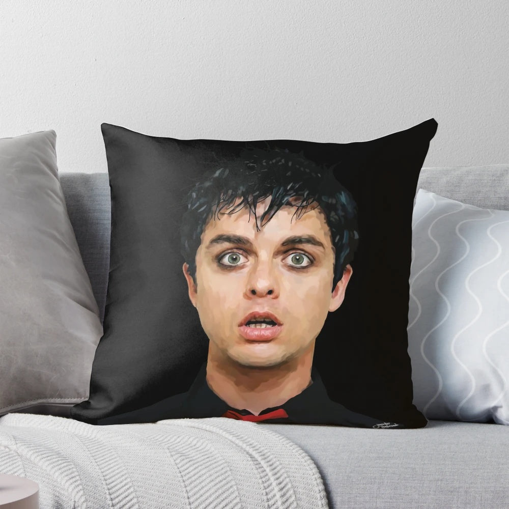 Billie Punk Rock Inspired Decorative Pillow