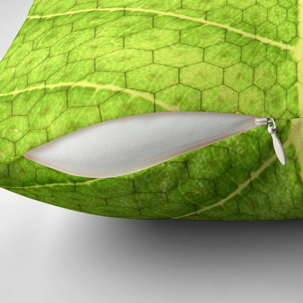 Biomimicry inspired natural symmetry pillow showcasing innovative biomaterials design