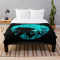 Bioshock blue plush blanket with game-inspired design
