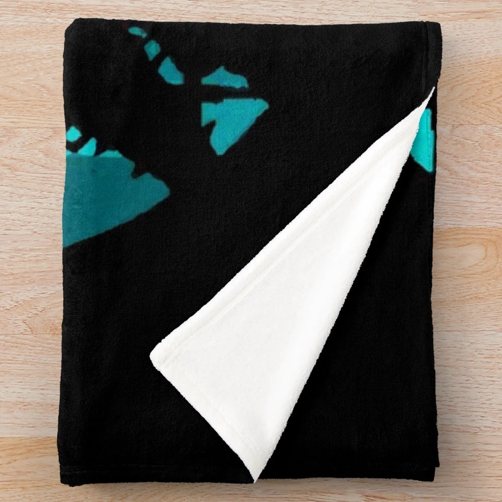 Bioshock blue plush blanket with game-inspired design