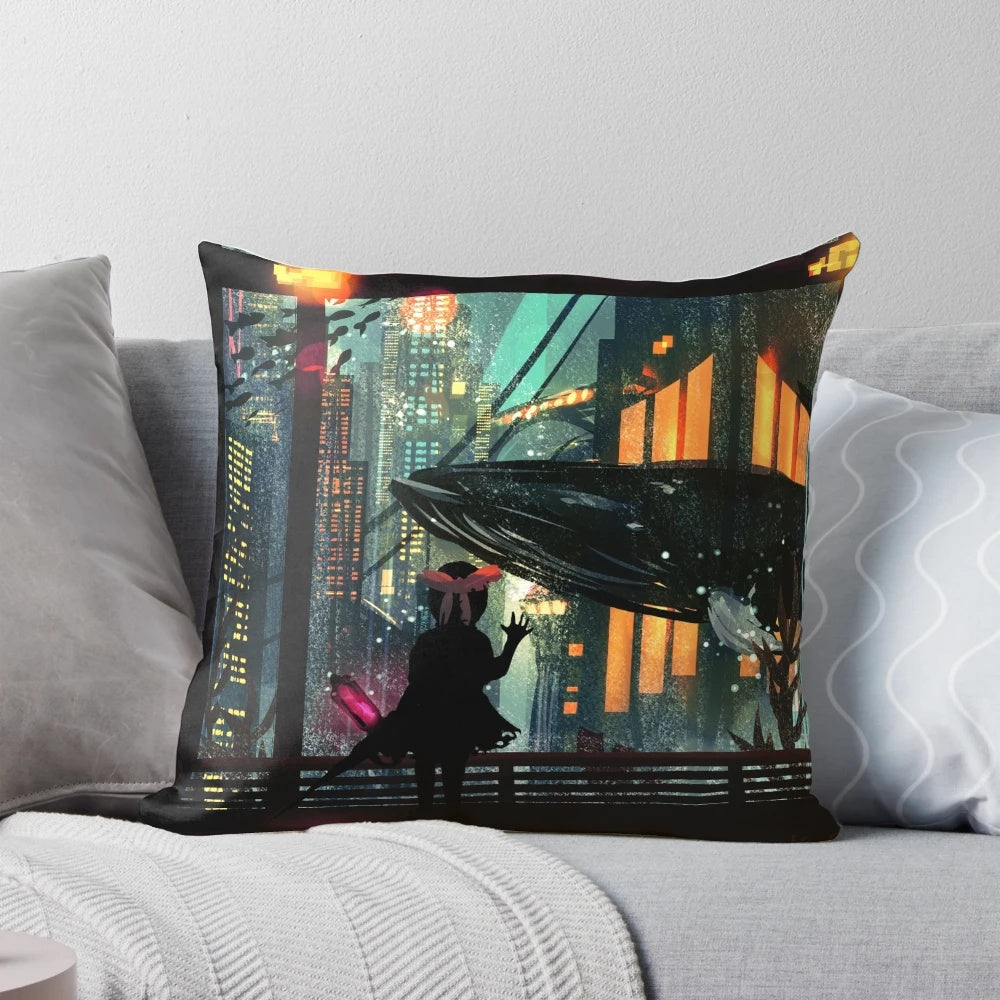 Bioshock-inspired 'Under the Sea' pillow featuring a Little Sister design