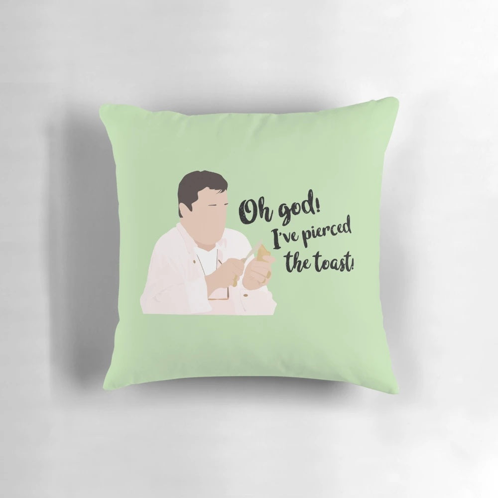 Birdcage movie inspired pierced the toast pillow featuring Nathan Lane and Robin Williams
