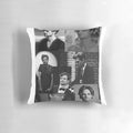 Black and white monotone Criminal Minds Spencer Reid pillow