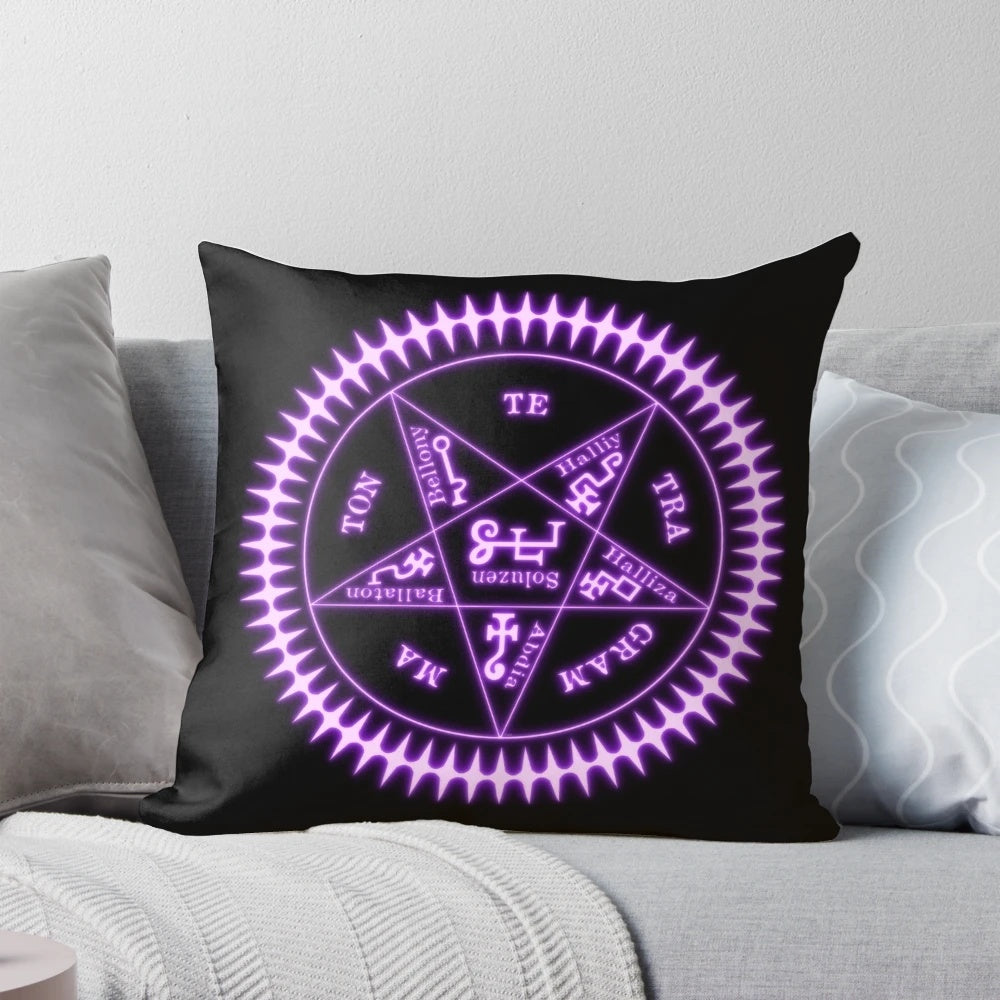 Black Butler Tetragrammaton Sigil Occult Pillow