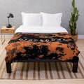 Blackbear tie dye plush blanket