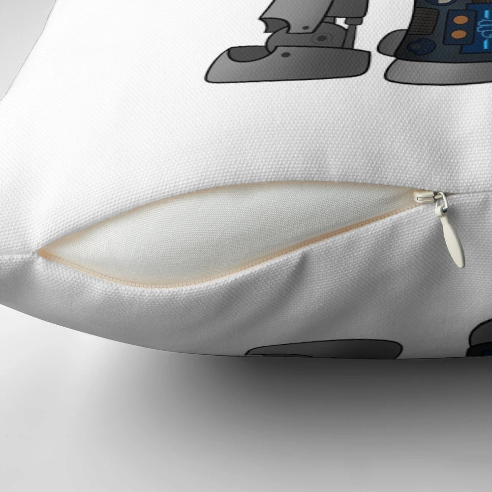 Blackjack from the Fallout Equestria Project Horizons fan fiction series featured on a cozy pillow for My Little Pony fans.