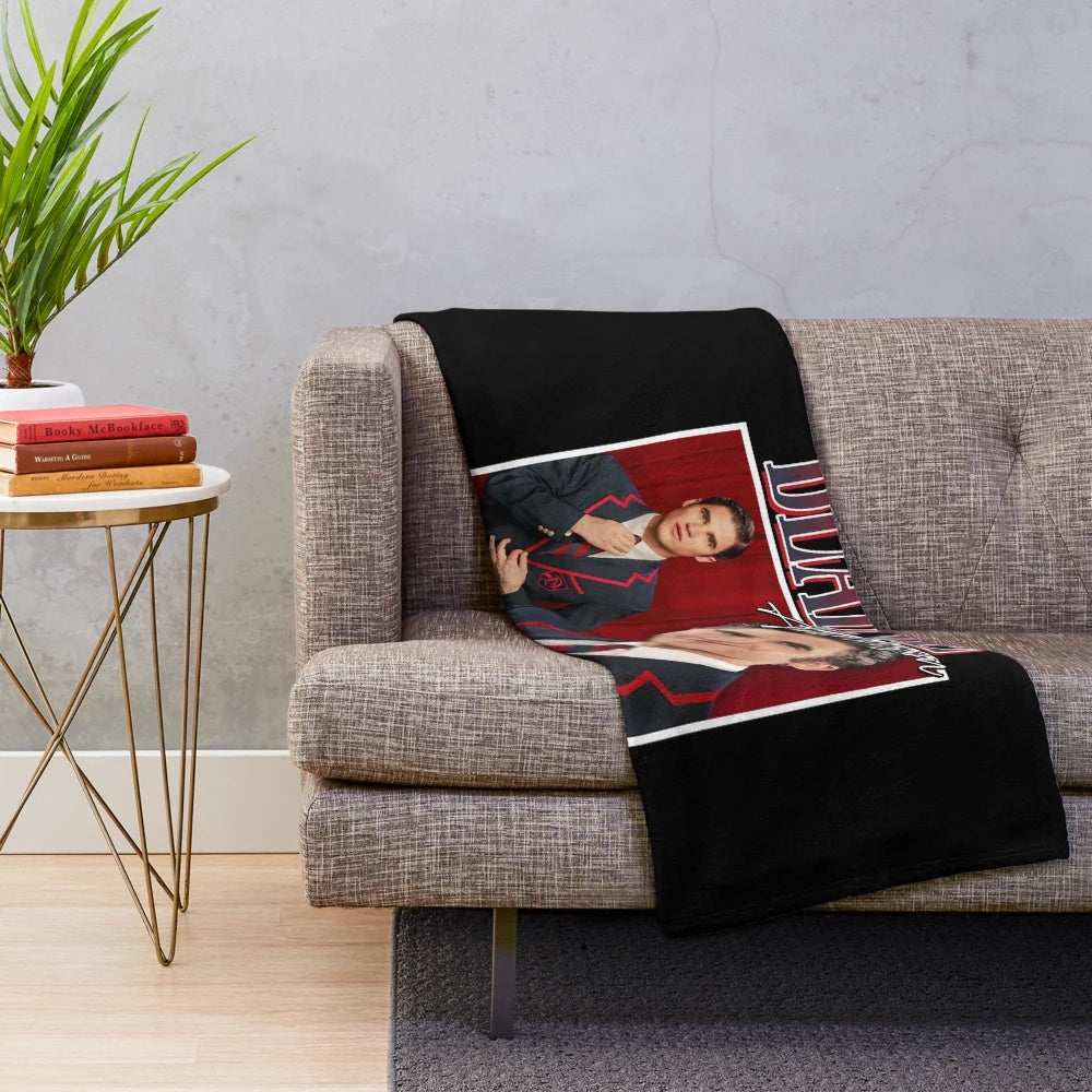 Blaine Anderson inspired plush blanket featuring the character from the popular TV show Glee