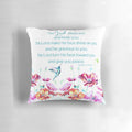The Blessing Pillow - Christian Home Decor with Inspirational Bible Verse