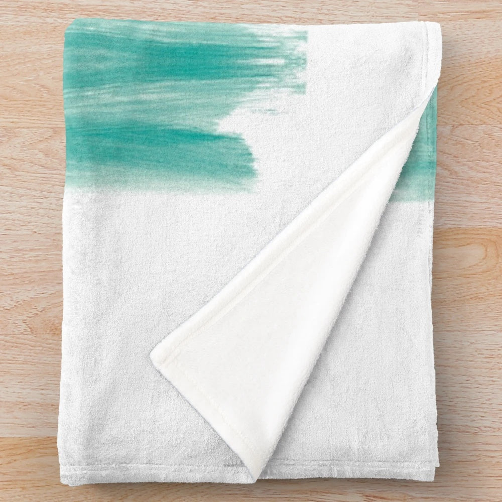 Blink-182 inspired plush blanket featuring the band's iconic California design