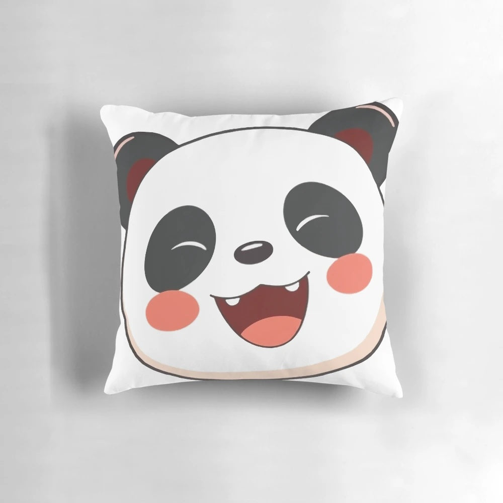 Soft, plush panda head pillow for a blissful sleep experience