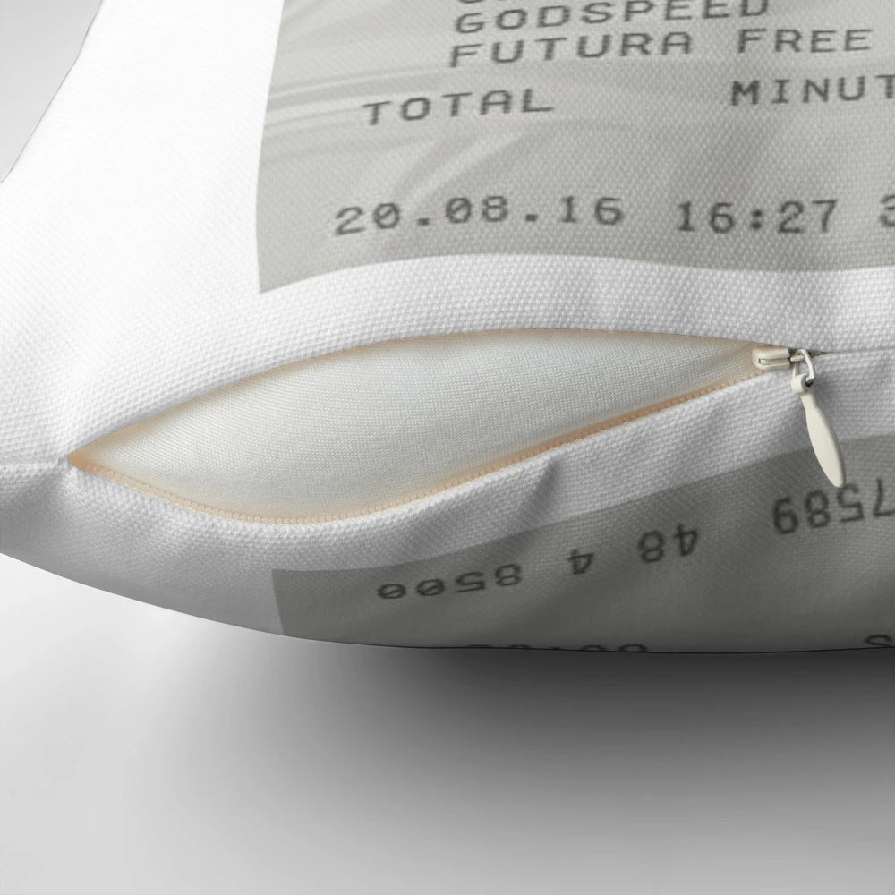 Blond Frank Ocean Receipt Pillow - Comfortable and Stylish Accent for Home or Office