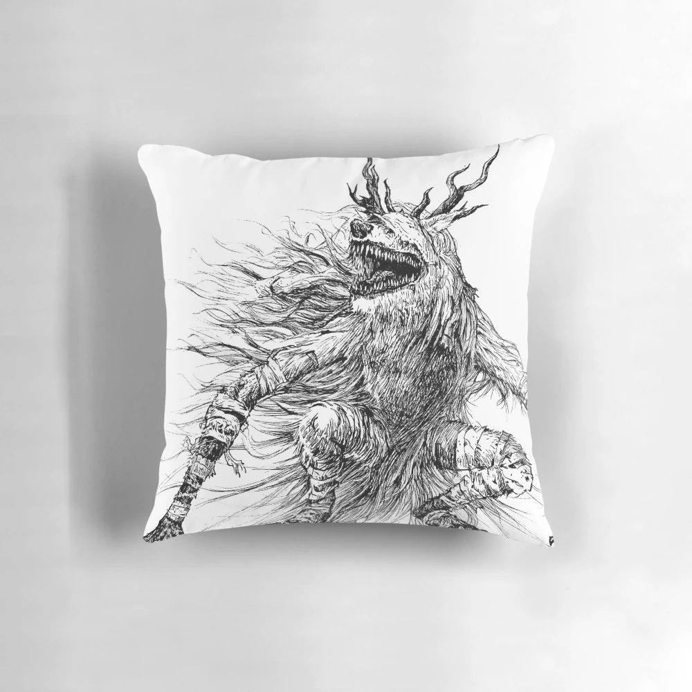 Bloodborne Vicar Amelia boss monster decorative pillow