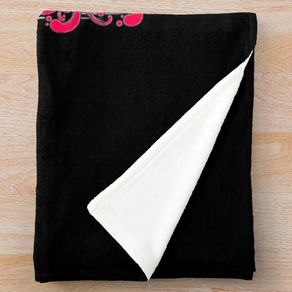 Bloodborne-inspired plush blanket with dark fantasy and horror elements