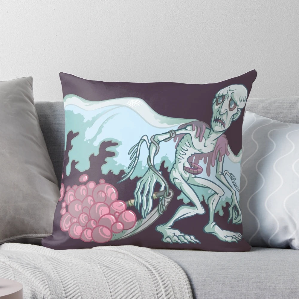 Bloodborne Orphan of Kos inspired decorative pillow for Soulsborne fans