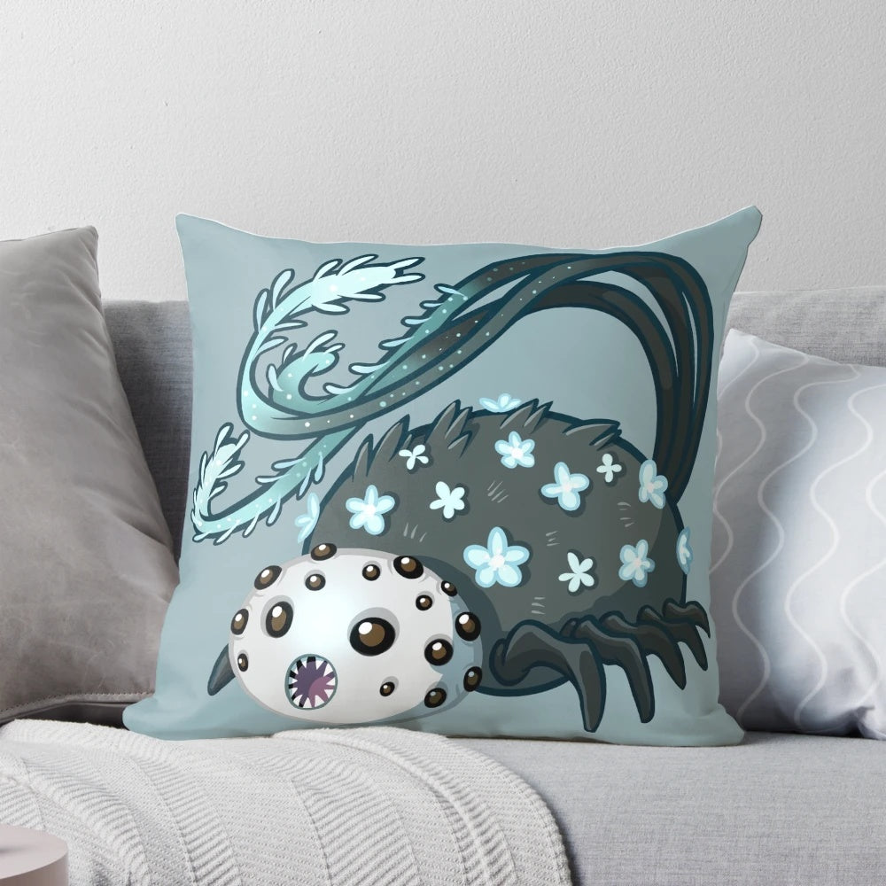 Soft, plush Bloodborne Rom the Vacuous Spider pillow featuring the iconic boss from the Soulsborne video game series.