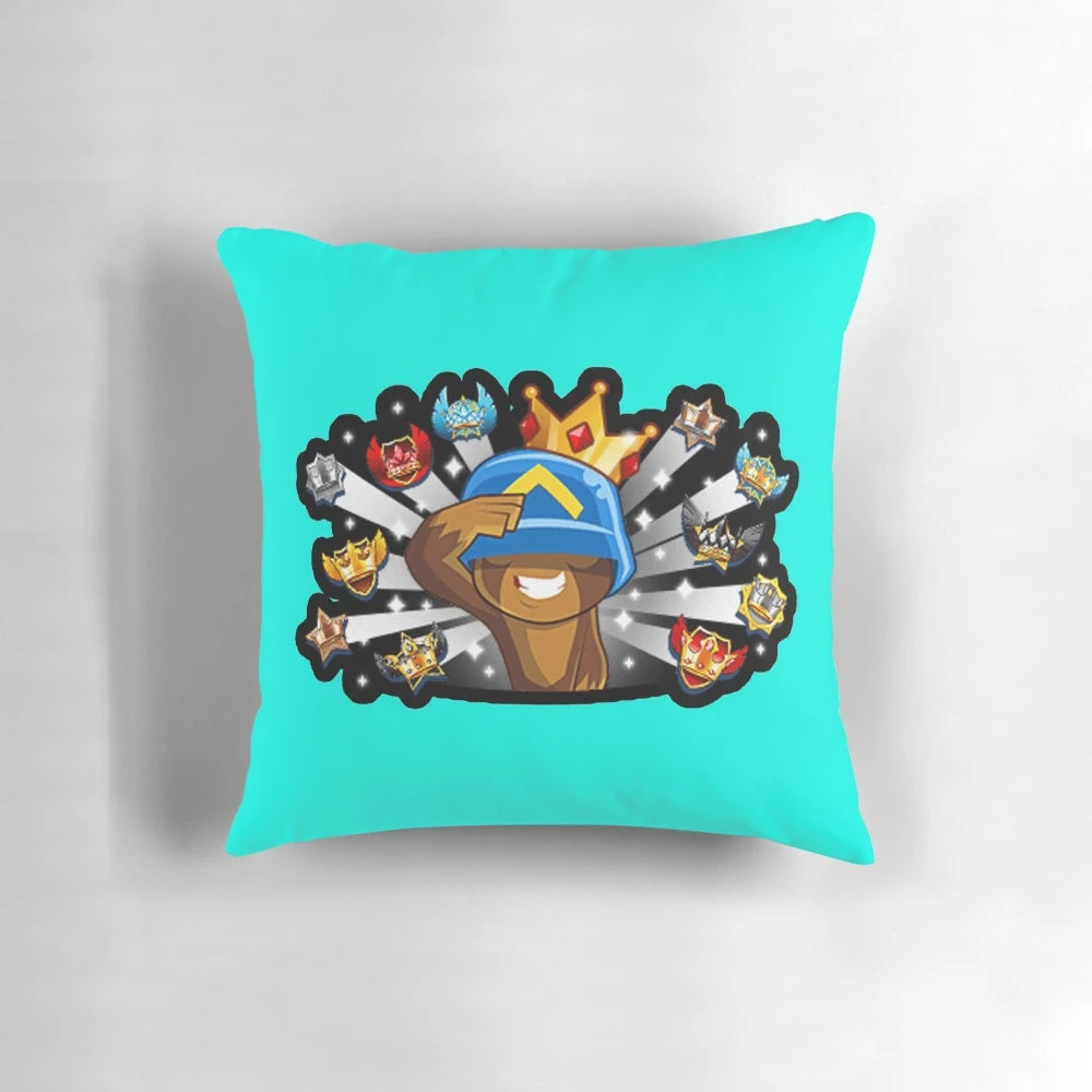 Bloons TD 6 Kids Pillow featuring colorful dart monkey and bloons tower defense artwork
