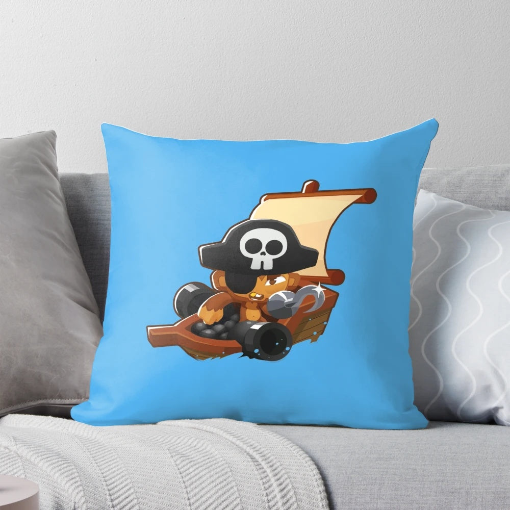 Bloons TD 6 Kids Pillow with Monkey and Tower Defense Characters
