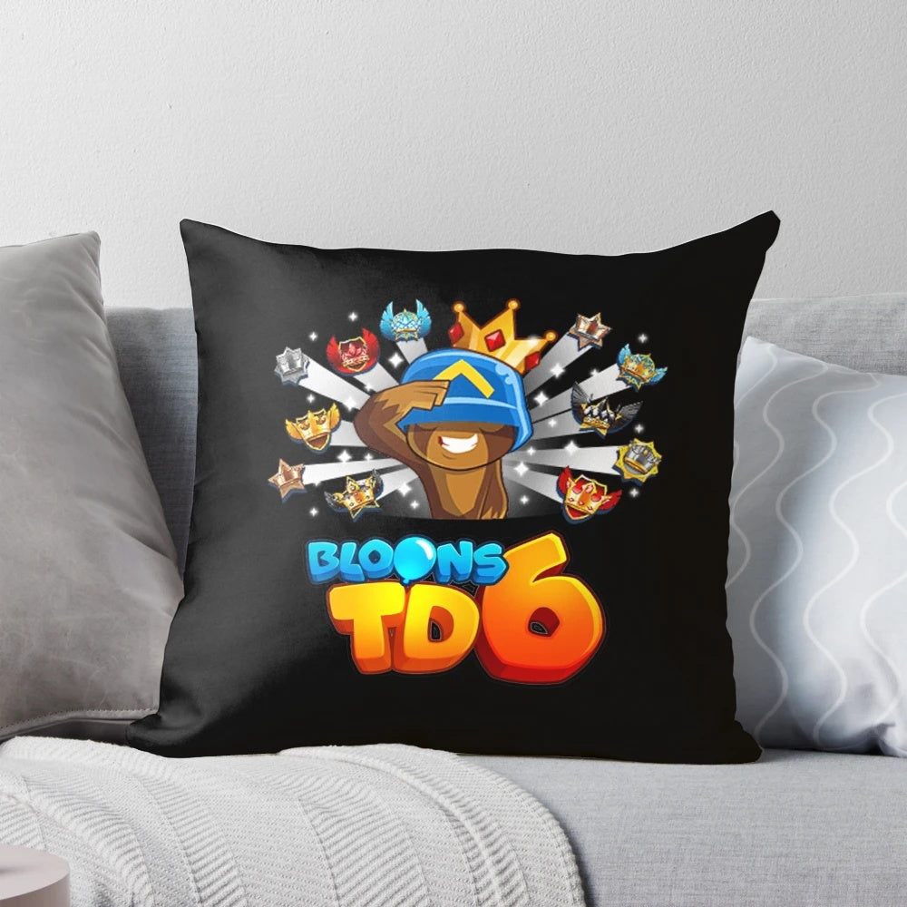 Bloons TD 6 Monkey Plush Pillow for Kids - Decorative Bloons Tower Defense Game Merchandise