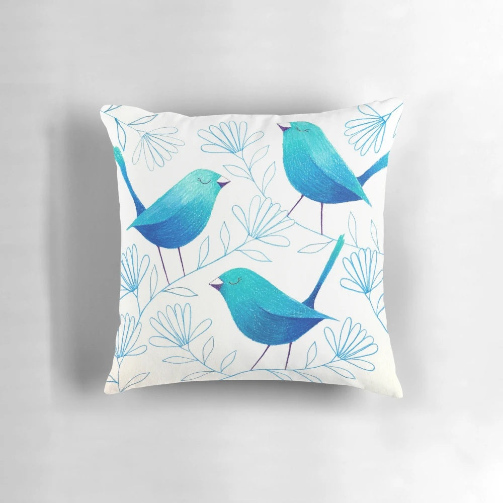 Bluebird-themed phone case with intricate bird design