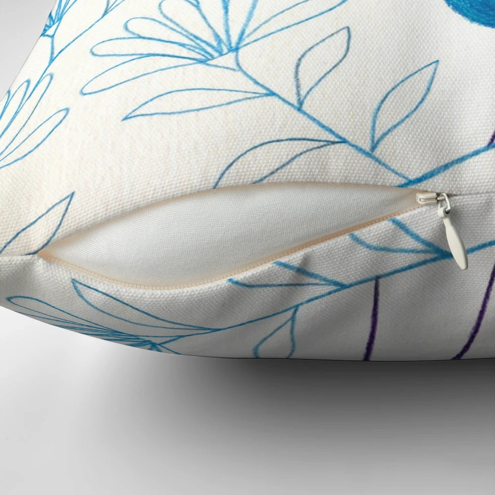 Bluebird-themed phone case with intricate bird design