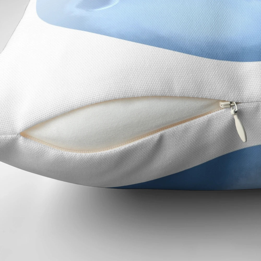Bluestar Warrior Cat Pillow with Blue Moon Design