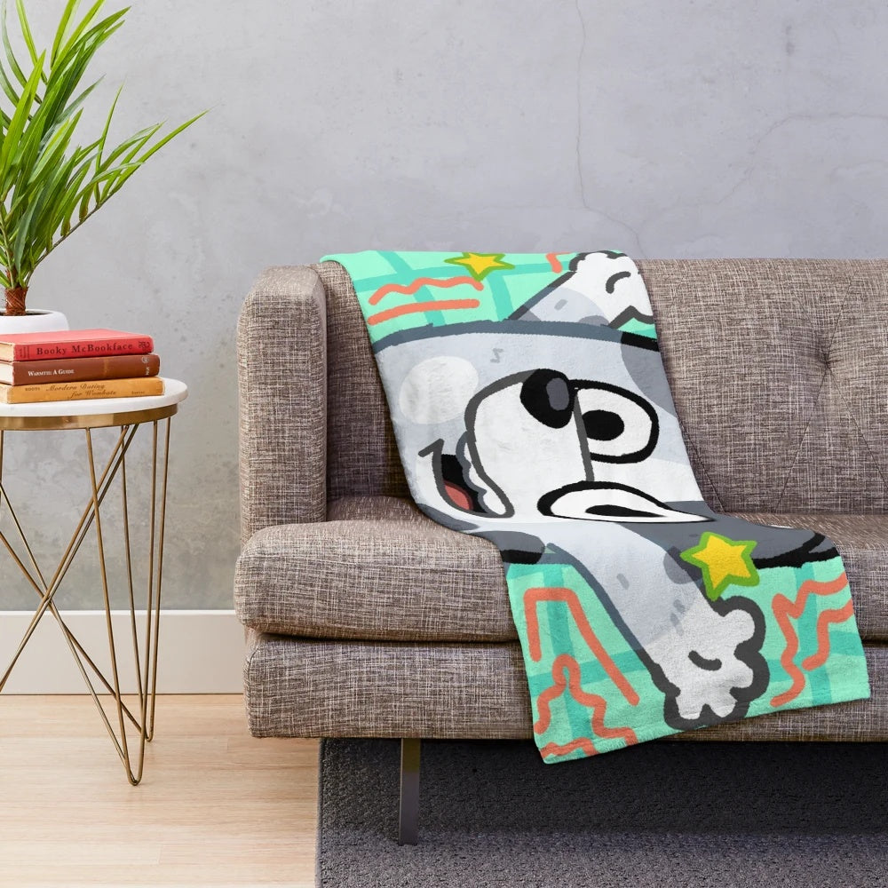 Bluey Muffin Heeler Plush Blanket