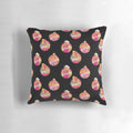 Bobo Barbie-themed decorative pillow, featuring a pink and chic doll pattern