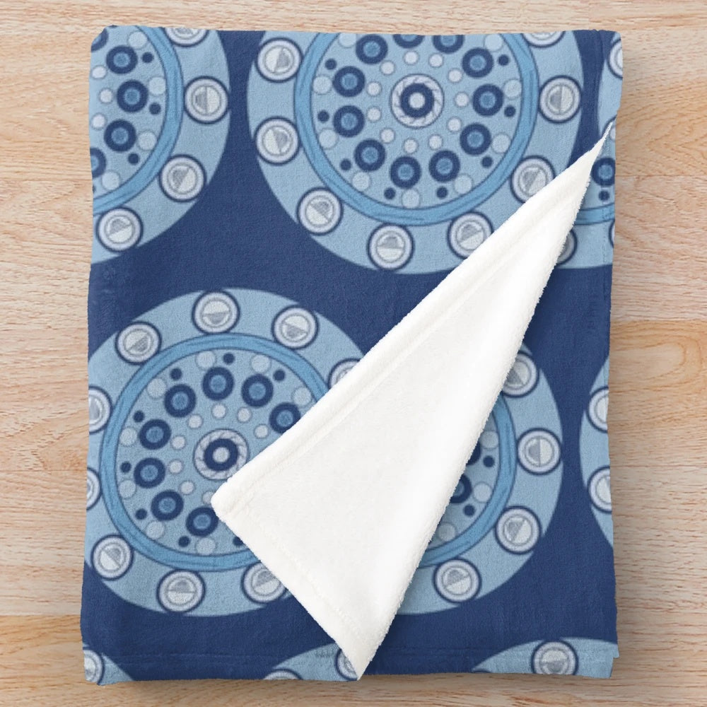 Mandala art design plush blanket