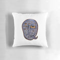 Eye of the Beholder abstract art decorative pillow