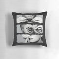Cozy and stylish girls love blunts music festival-inspired pillow