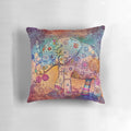 Soft, plush purple elephant pillow with a boho, indie design