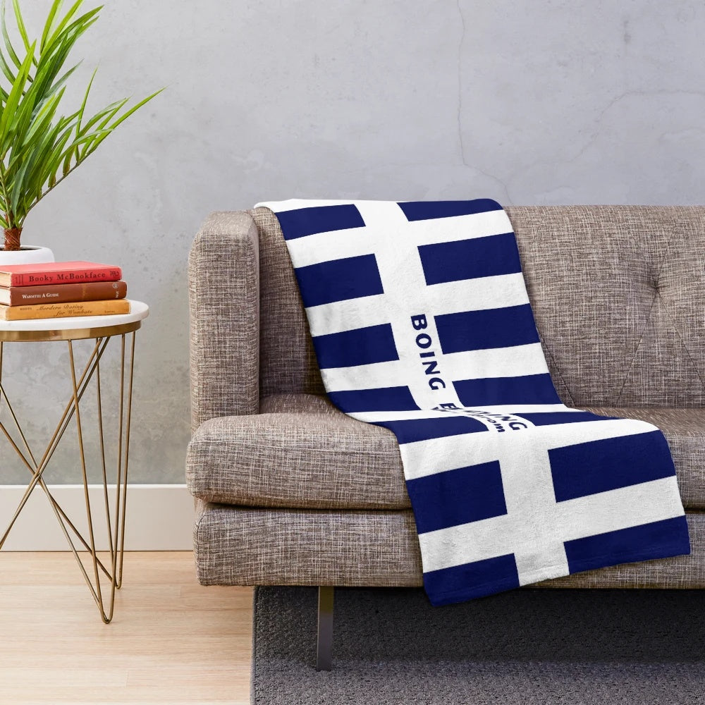 West Bromwich Albion inspired plush blanket