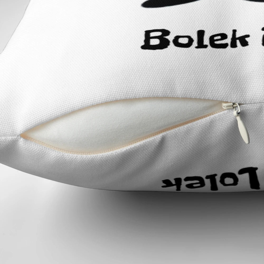 Bolek i Lolek Pillow - Retro Cartoon Cushion with Beloved Polish Characters