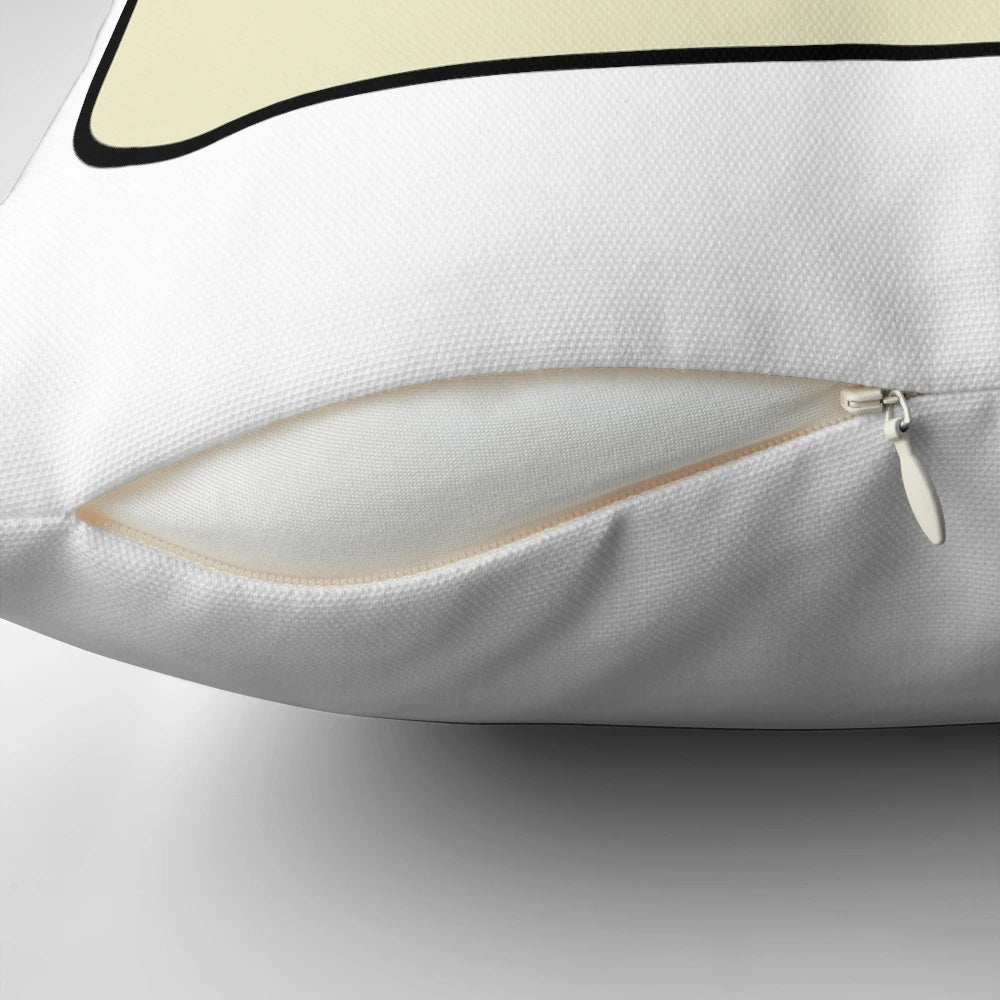 Bomberman video game inspired pillow with colorful graphics and design