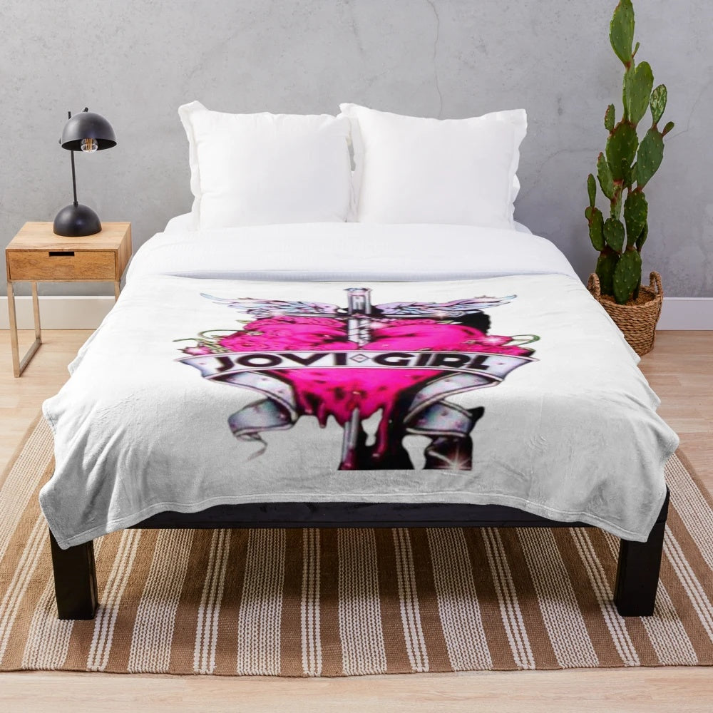 Bon Jovi Inspired Classic Plush Blanket