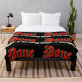 Bone Thugs and Harmony inspired plush blanket with band logo