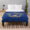 Plush blanket featuring Myne's crest from the anime Ascendance of a Bookworm