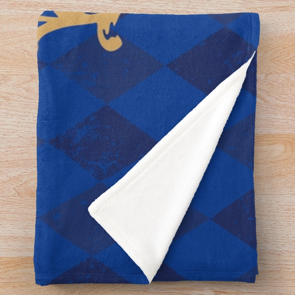 Plush blanket featuring Myne's crest from the anime Ascendance of a Bookworm