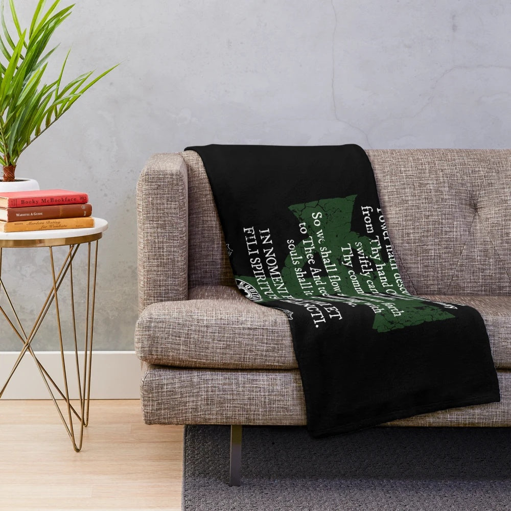 Boondock Saints Prayer Plush Blanket