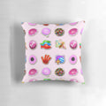 Candy Crush themed pillow with booster stash design
