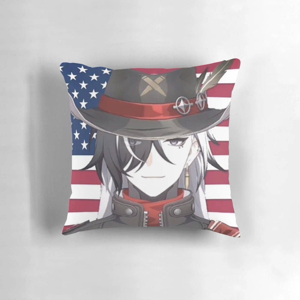 Boothill Pillow - Soft, plush pillow with Honkai Star Rail anime-inspired design