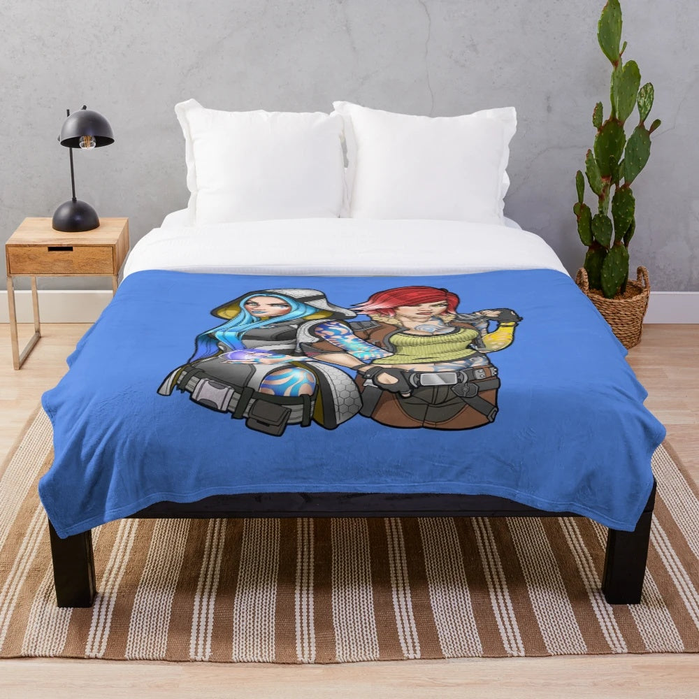 Borderlands 3 Maya and Lilith Plush Blanket