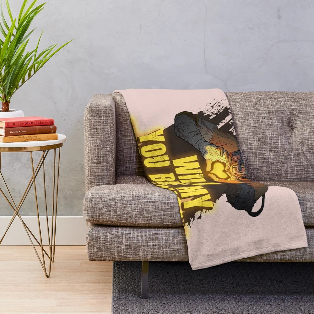 Borderlands Krieg Psycho Themed Plush Blanket