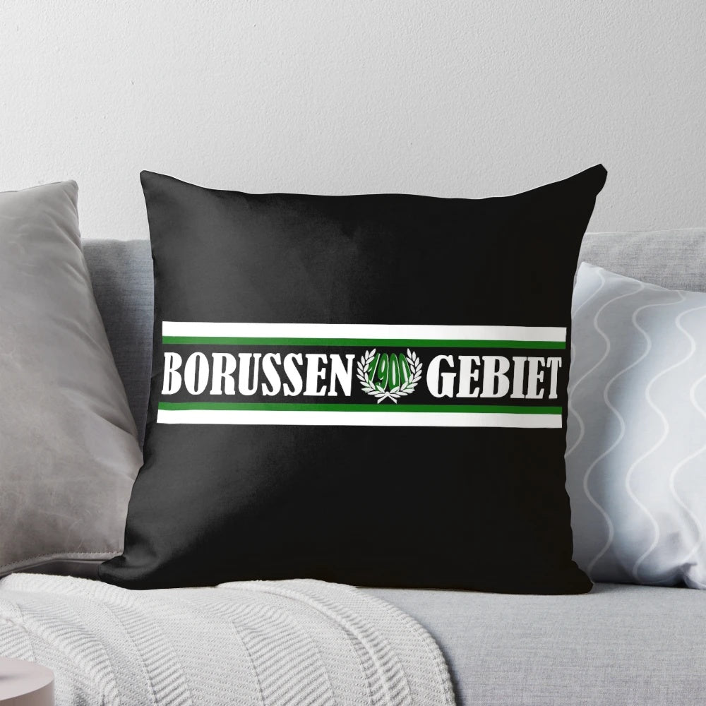 Borussia Monchengladbach Pillow featuring the team's iconic crest and colors