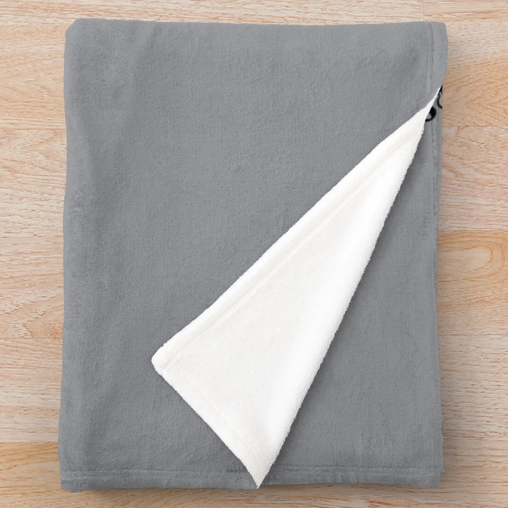 Bouzouki-themed plush blanket with grey background