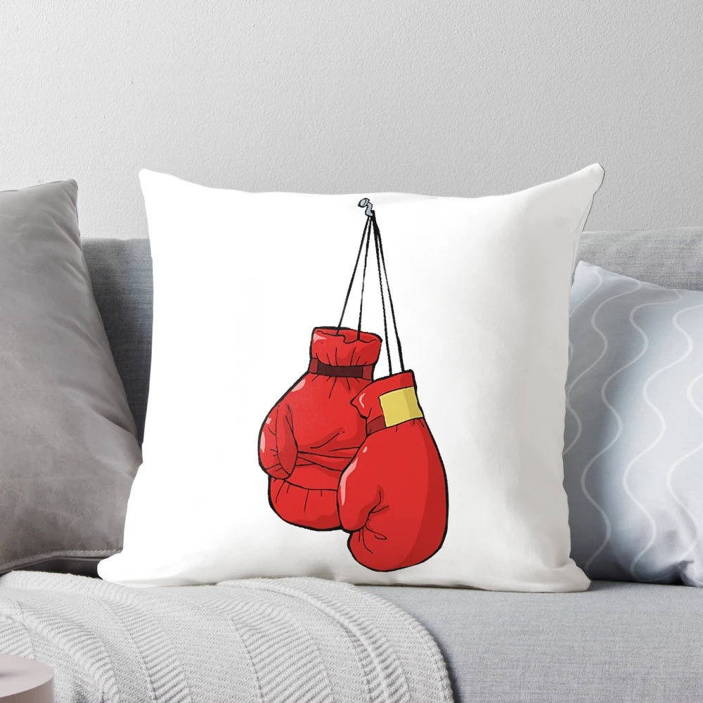 Boxer Pillow with a funky boxing gloves design, perfect for boxing enthusiasts.
