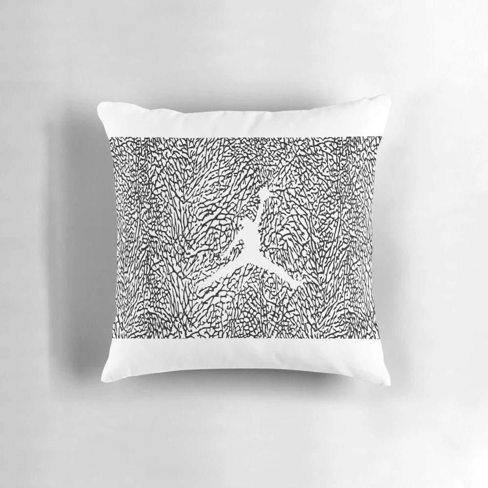Jordan Jumpman graphic print on a big boys pocket pillow